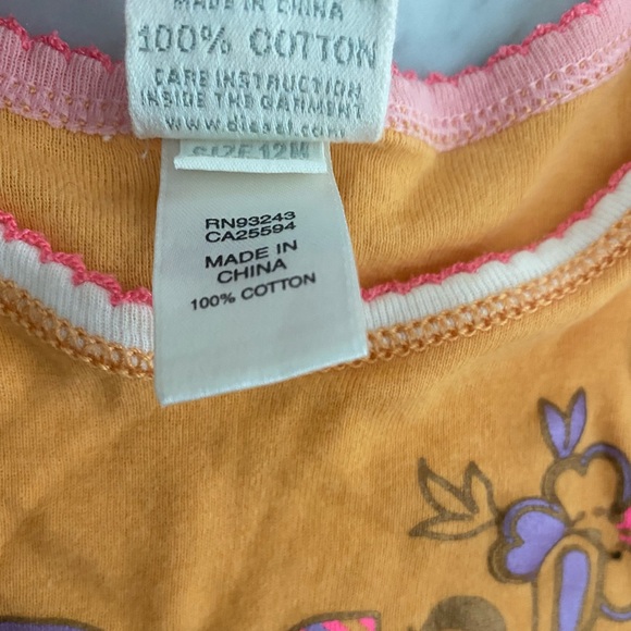 Diesel Logo Flower Shirt Baby Girl - Picture 4 of 5